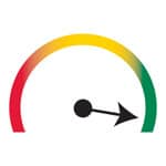 BrainWorks Tachometer Tool with arrow pointing to Green
