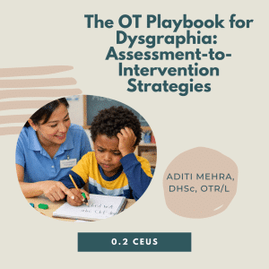 Therapist overlooking small child struggling with handwriting