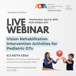 Adult tossing a red balloon with white letters on it to a young child